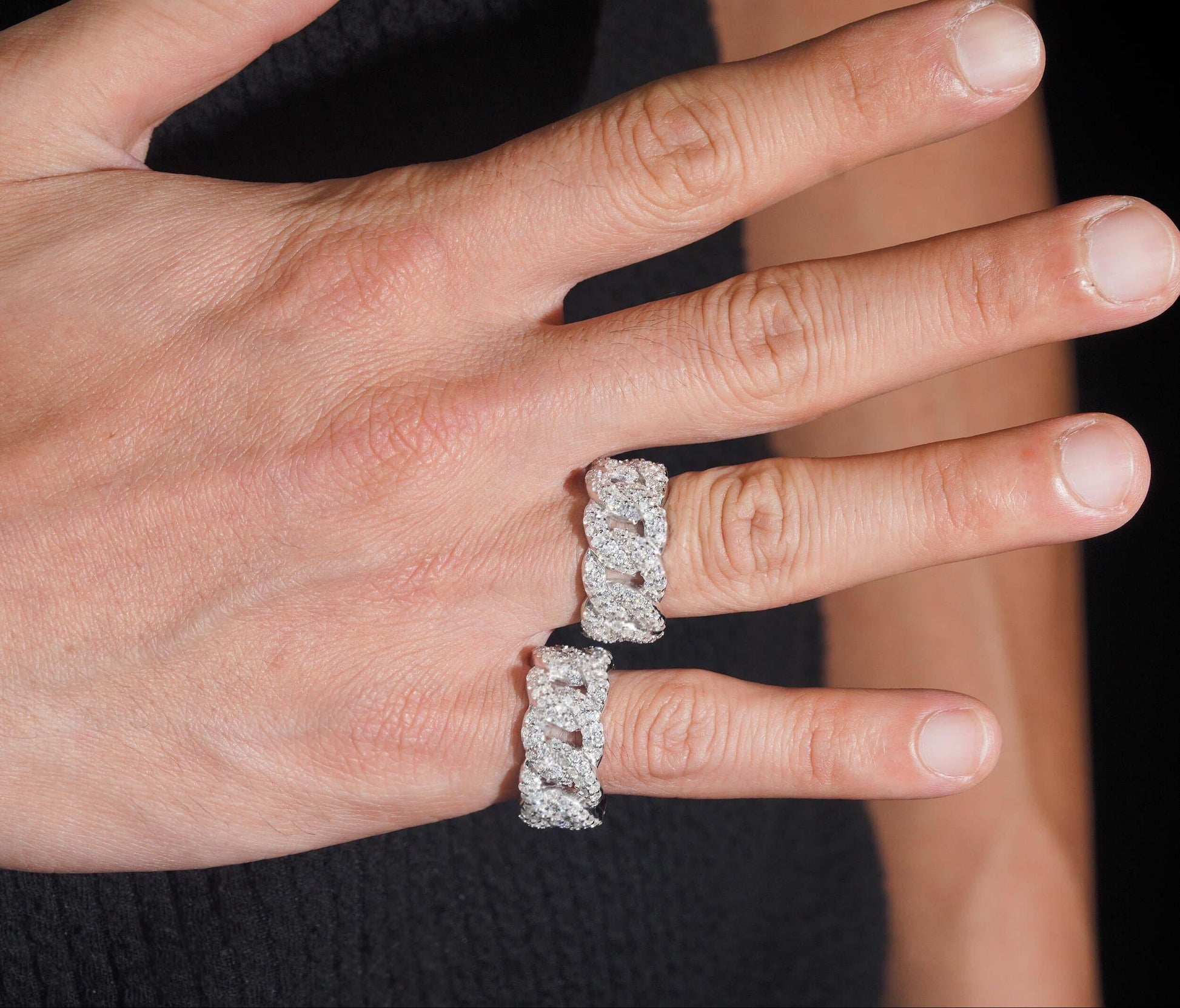 CUBAN DIAMOND RING