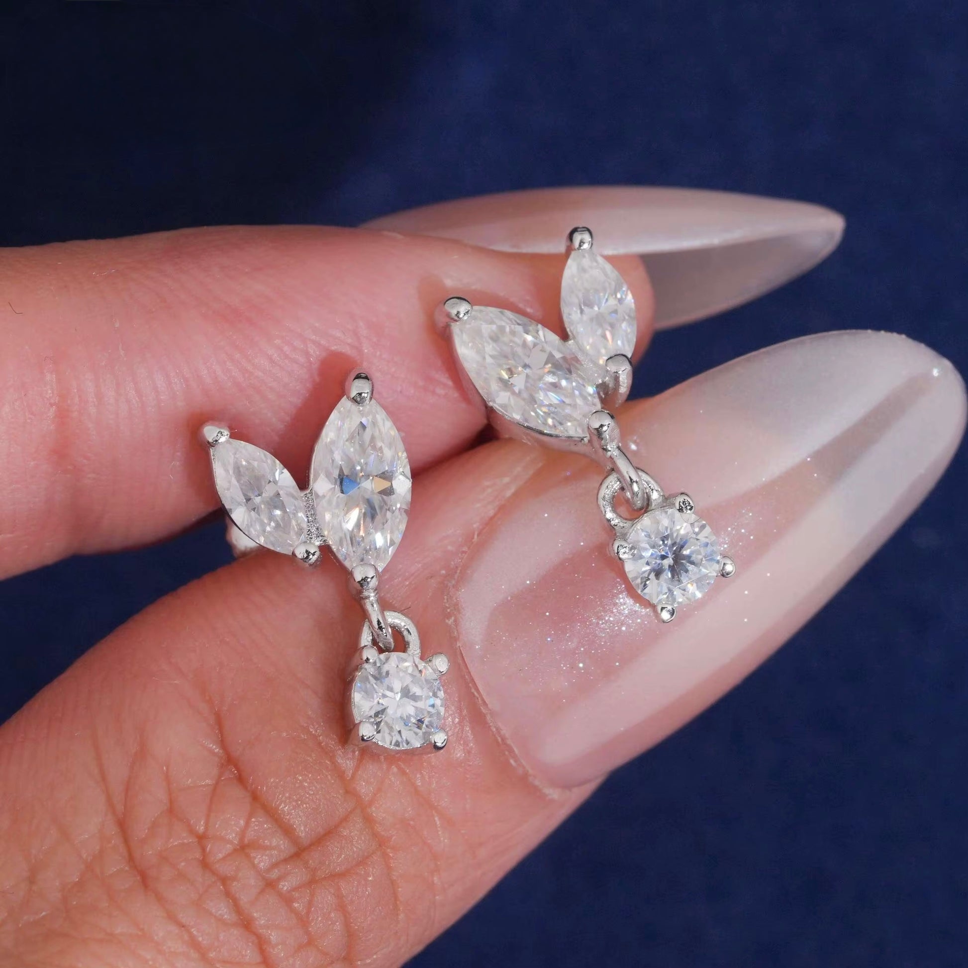 Marquise Bloom Drop Earrings