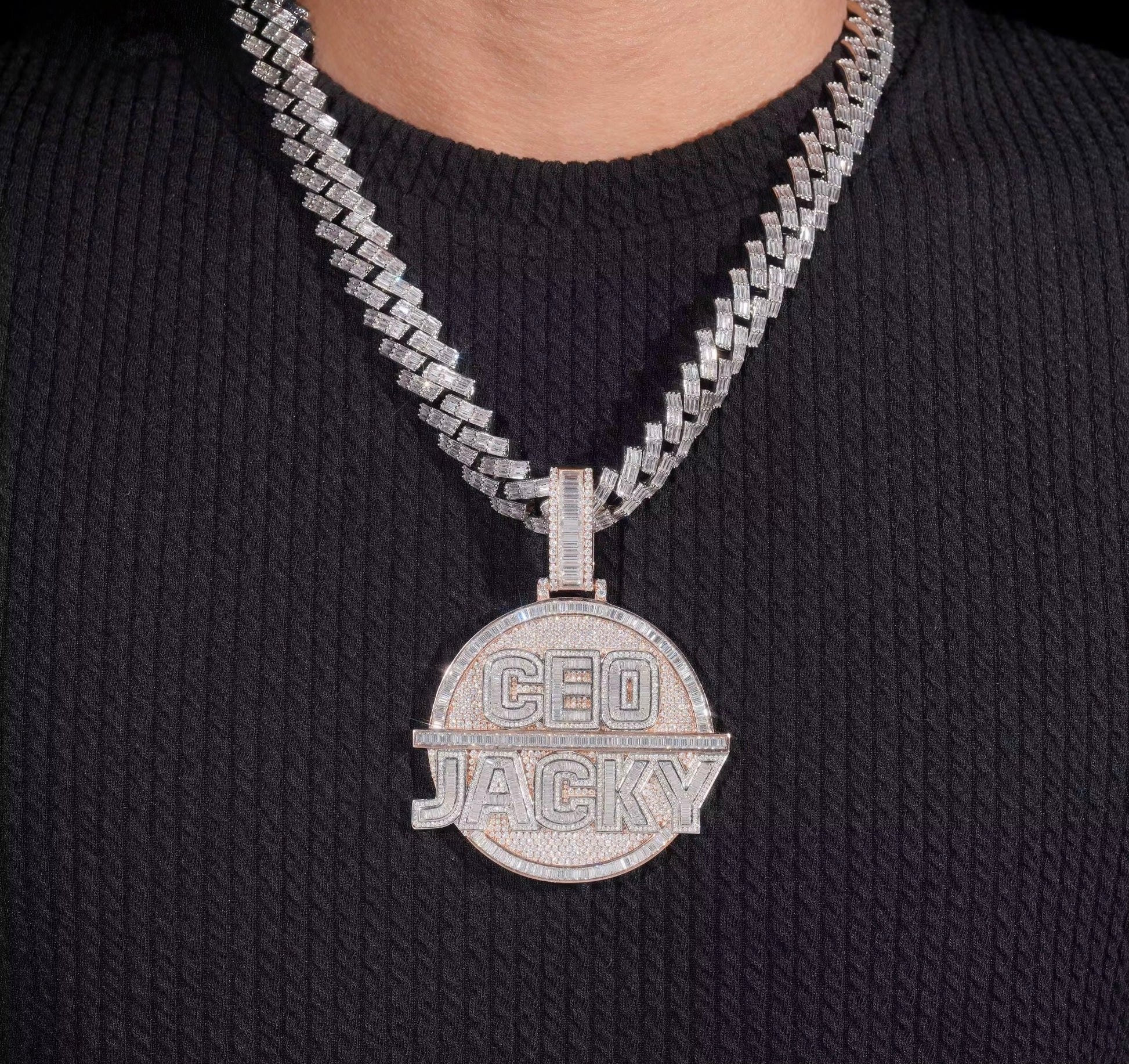 Custom Name Pendant 3in