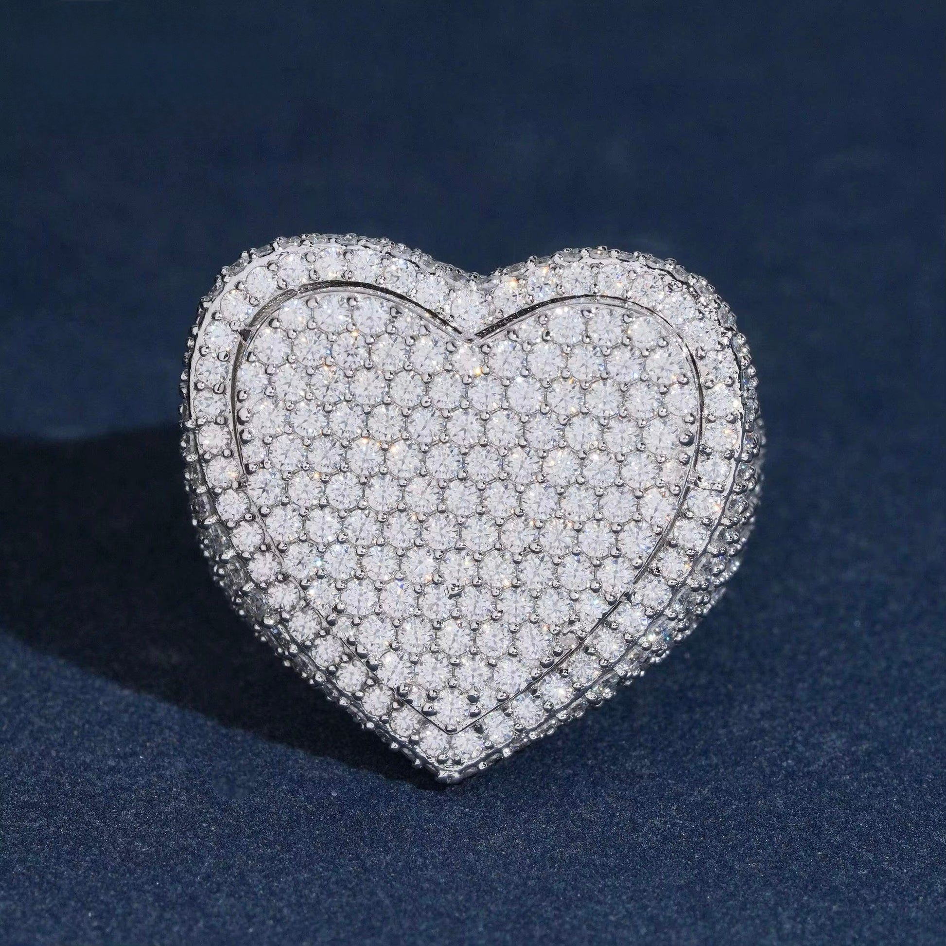 Pave Heart Ring
