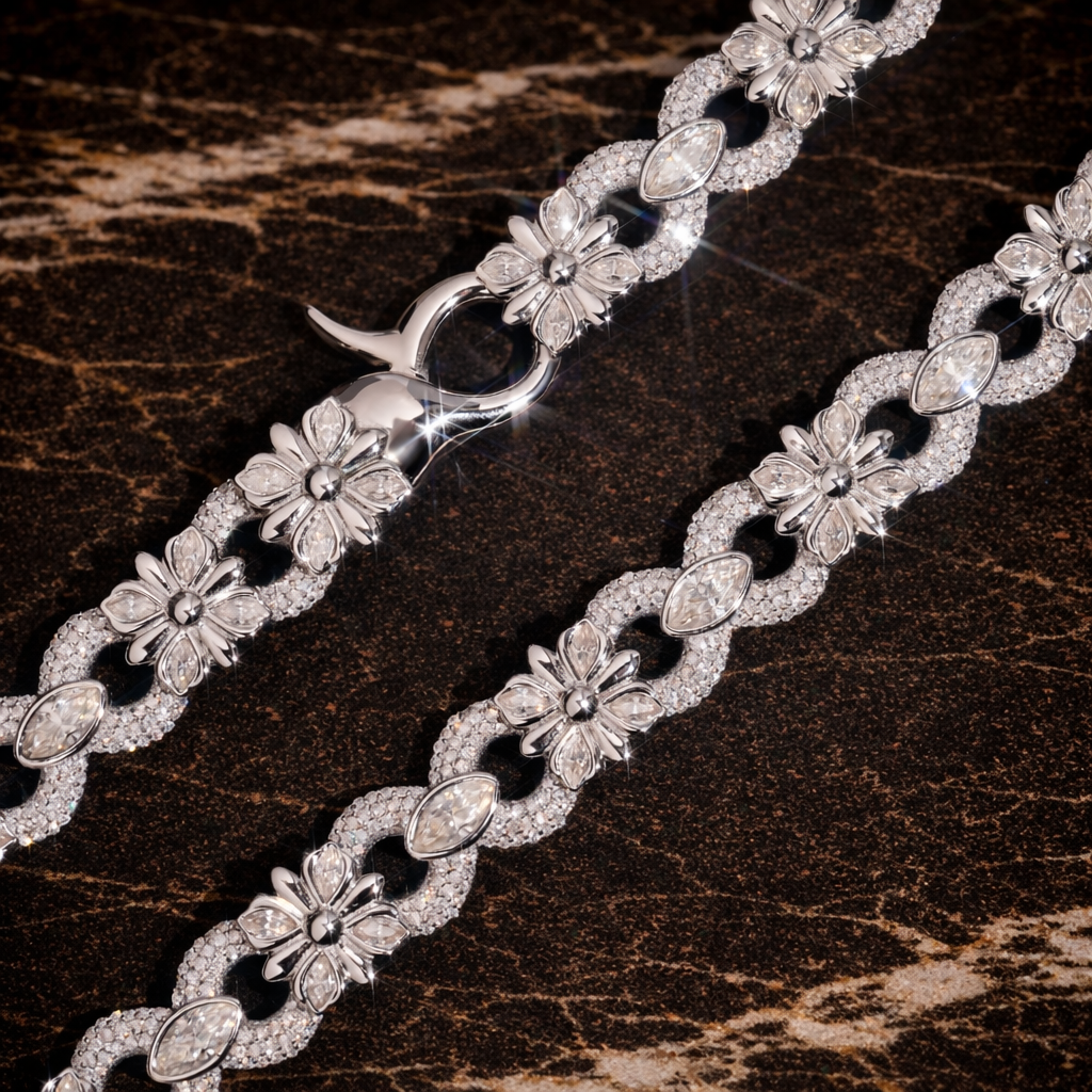 13mm Floral Relic Link Chain