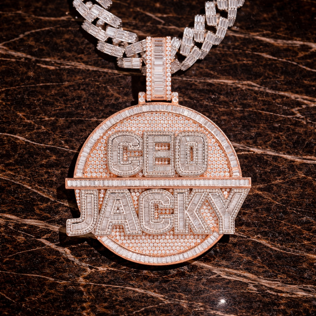 Custom Name Pendant 3in