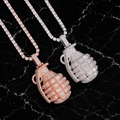 Grenade Diamond Pendant