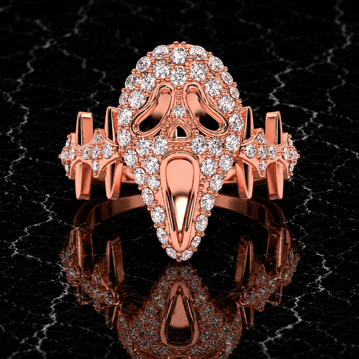 Ghost Face Ring