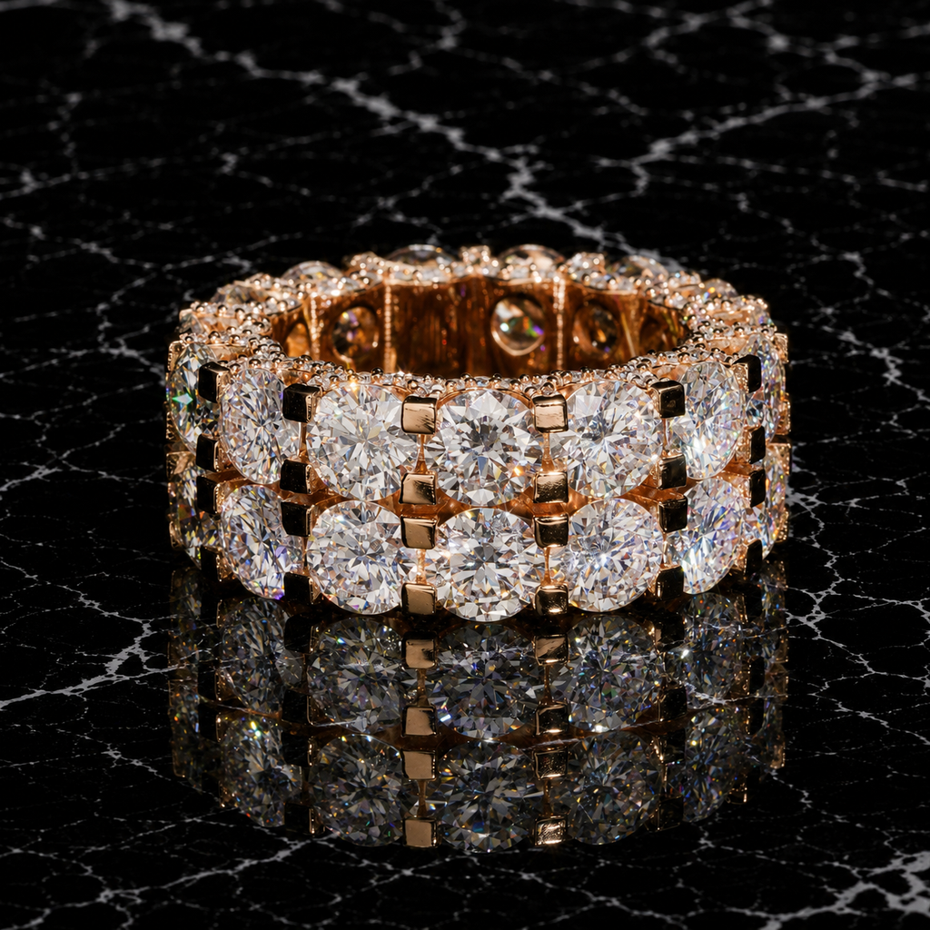 50 Pointer Full Eternity Diamond Ring