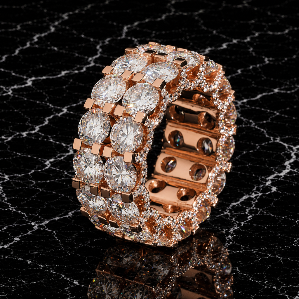 50 Pointer Full Eternity Diamond Ring