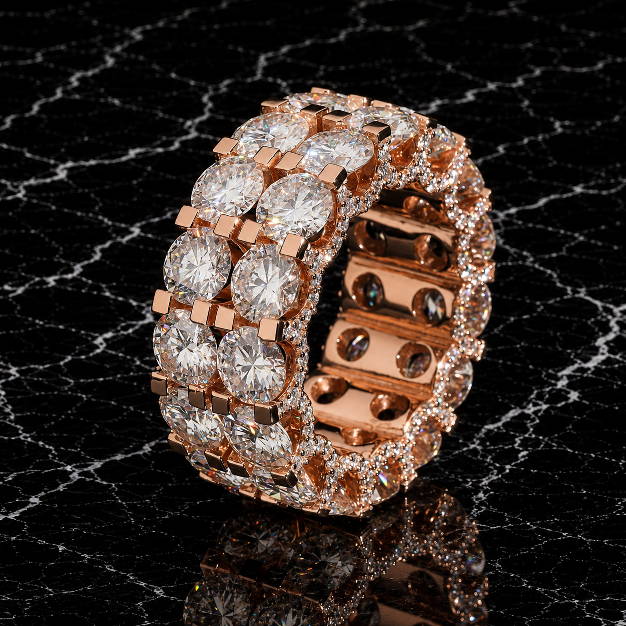 50 Pointer Full Eternity Diamond Ring