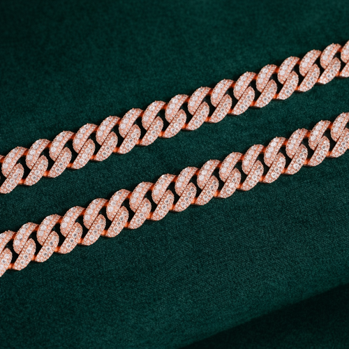 15mm Miami Diamond Cuban Chain
