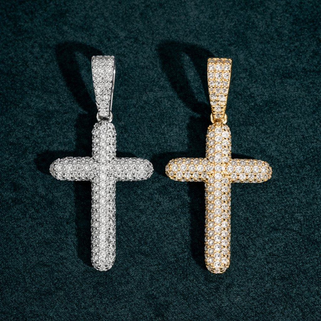 Eternal Flooded Cross Pendant