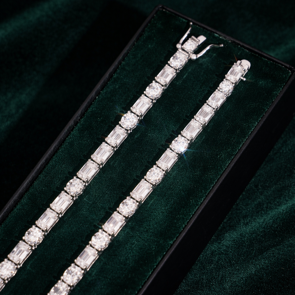 5mm Round Emerald Tennis Chain