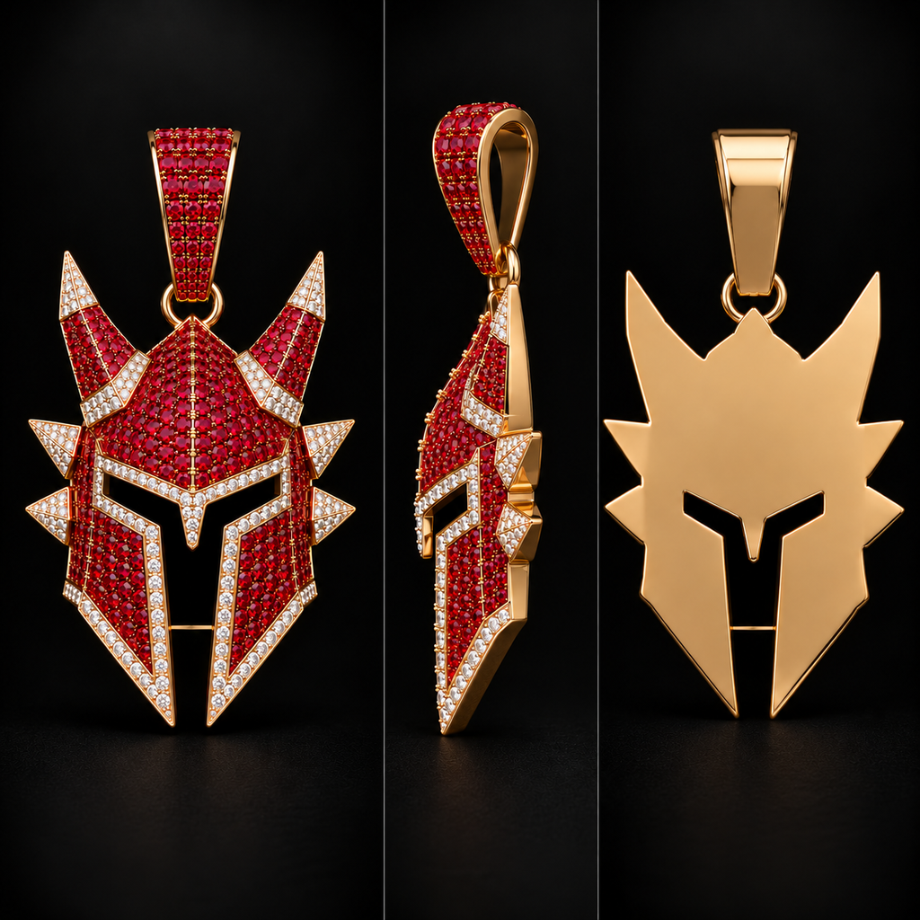 Dragon Med Helm Pendant