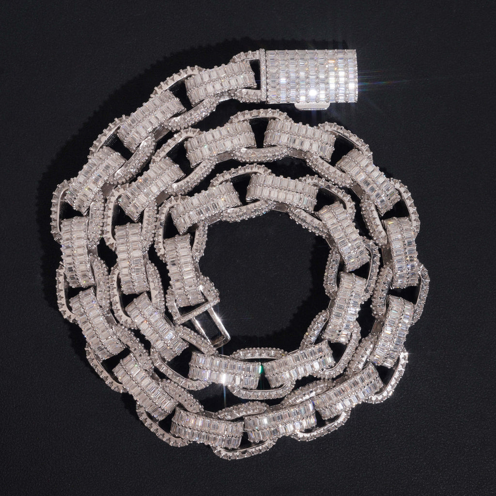 12MM HERMES BOX LINK BAGUETTE CHAIN