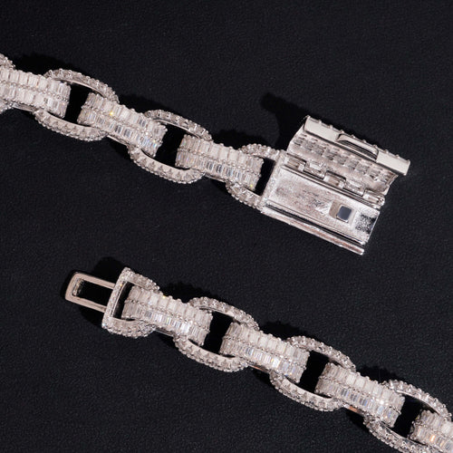 12MM HERMES BOX LINK BAGUETTE CHAIN