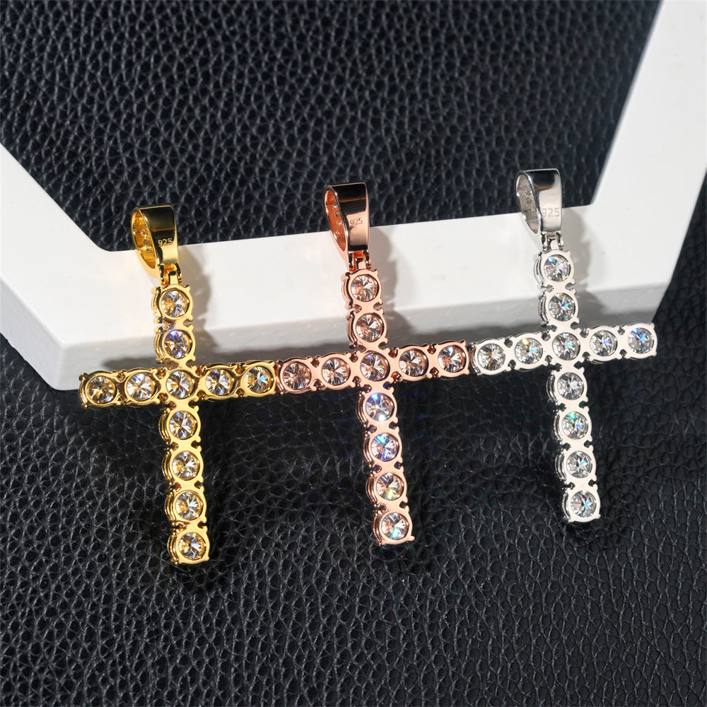 5MM ETERNITY CROSS PENDANT