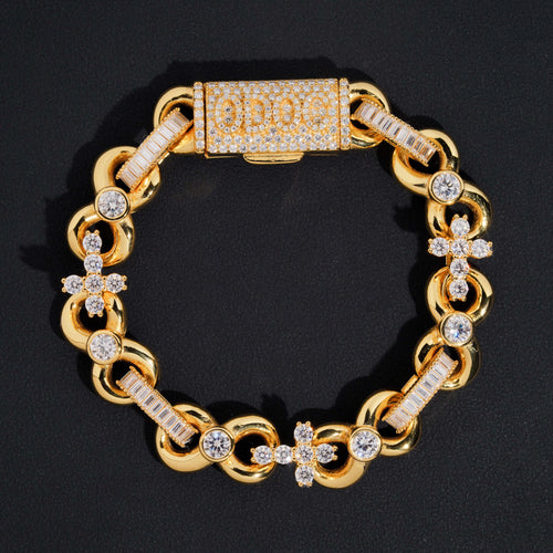 12MM INFINITY LINK DIAMOND BRACELET