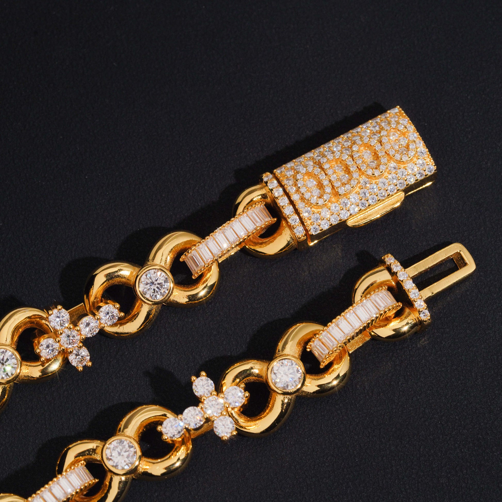 12MM INFINITY LINK DIAMOND BRACELET