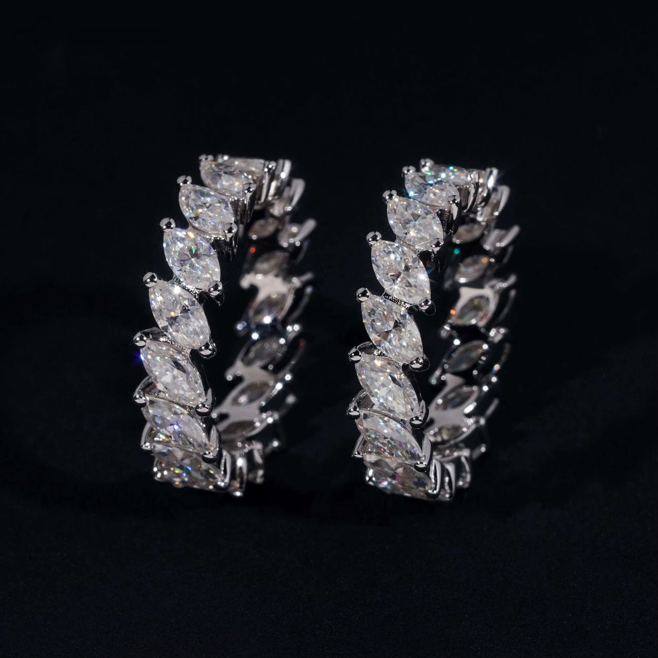 4MM MARQUISE FULL ETERNITY DIAMOND RING