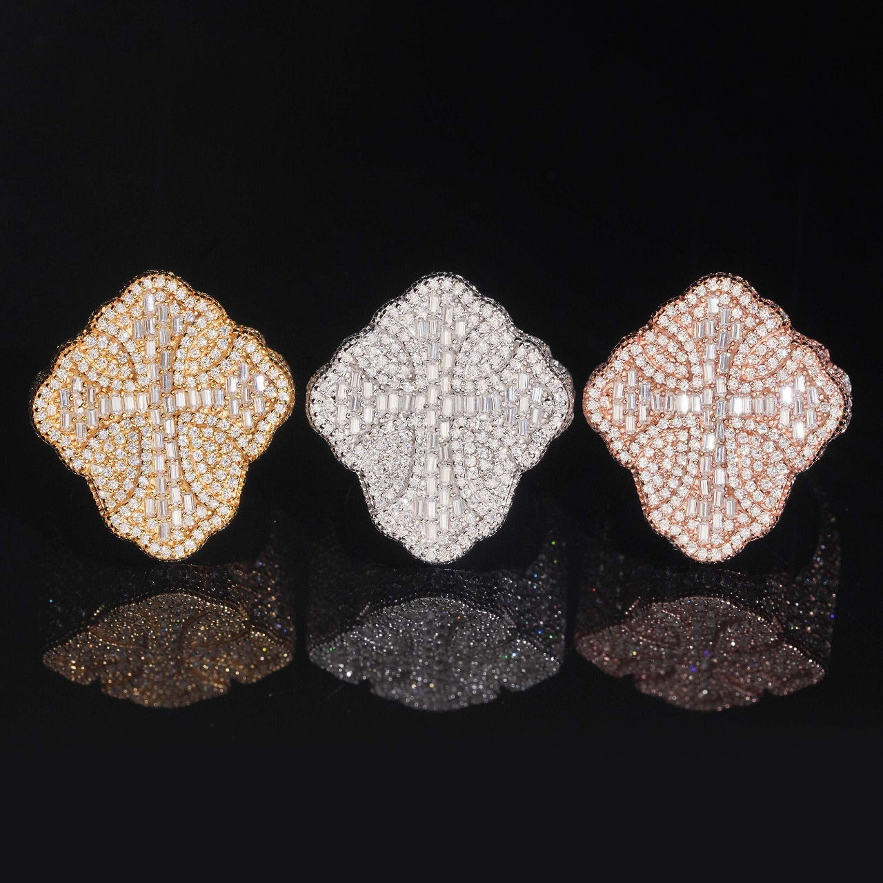 The Chrome Cross Ring