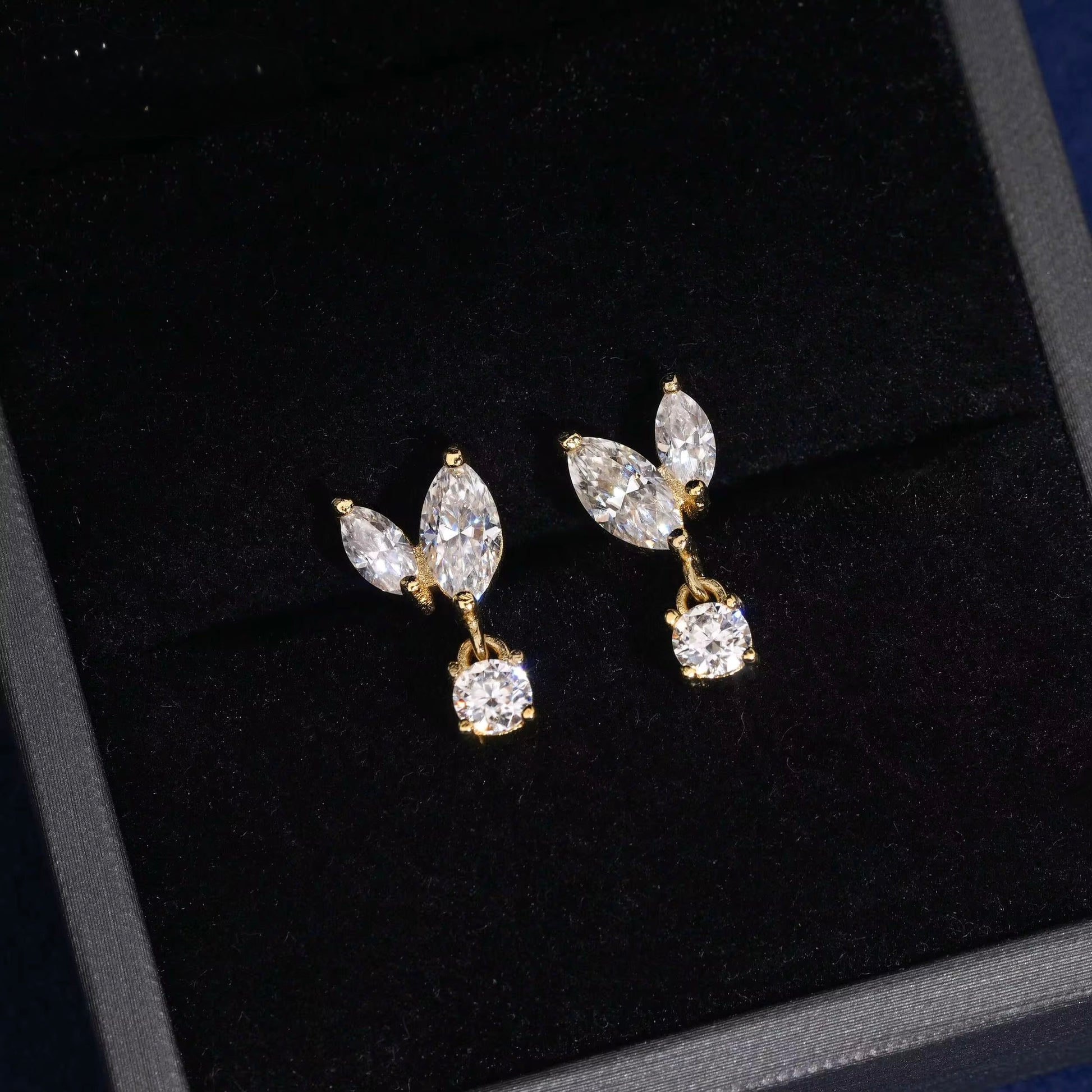 Marquise Bloom Drop Earrings