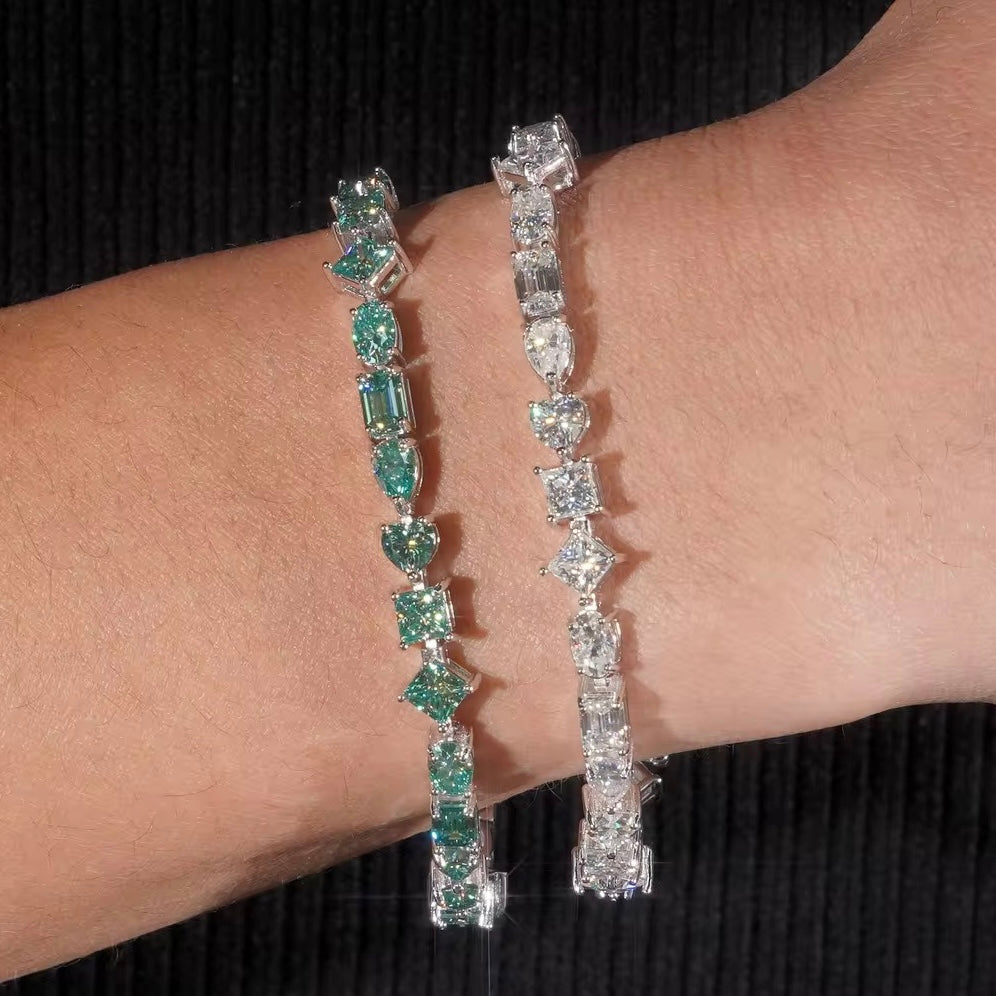 5MM SCATTER DIAMOND TENNIS BRACELET