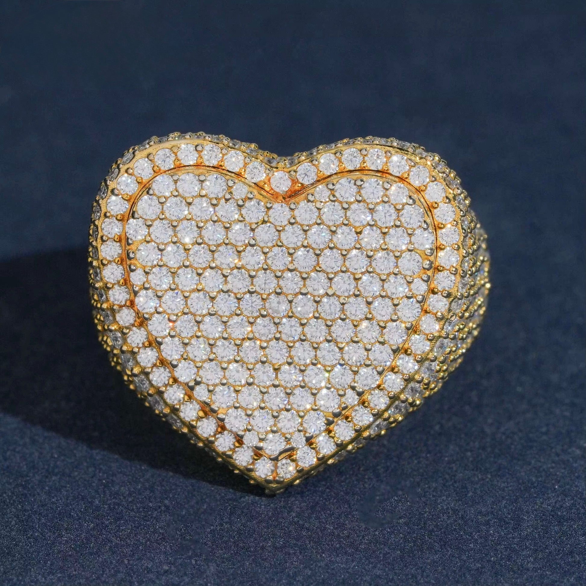 Pave Heart Ring