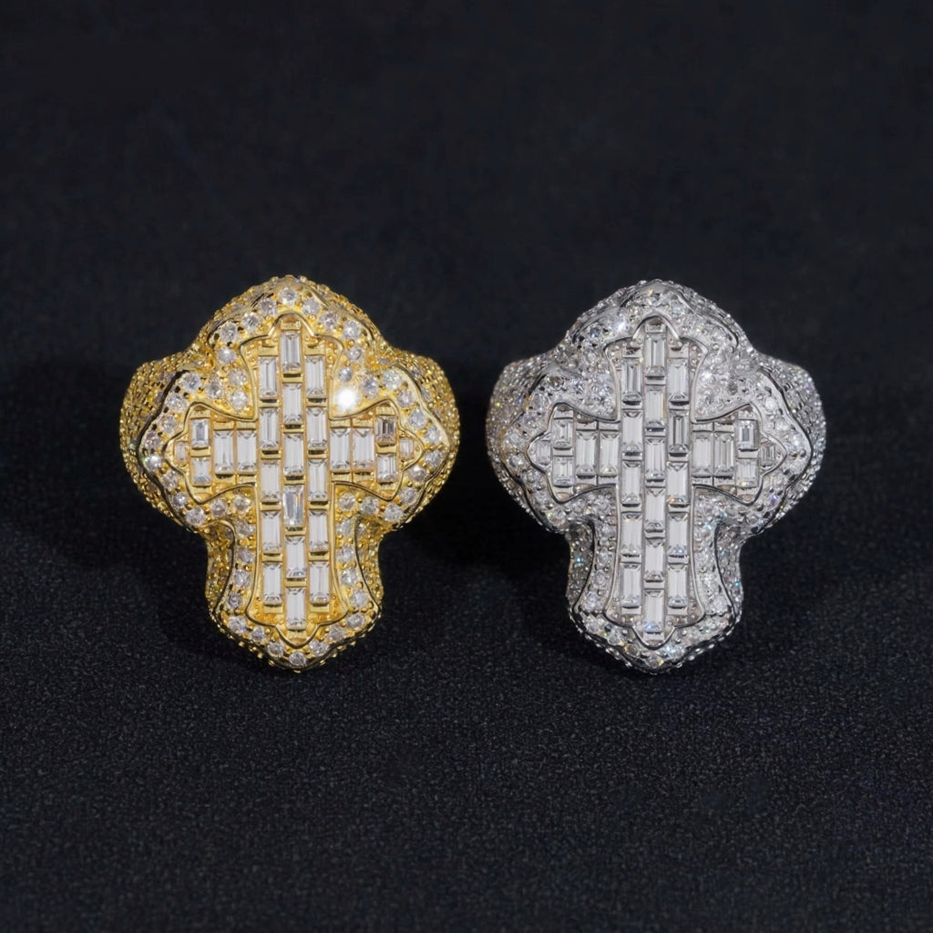 ROYAL CROSS BAGUETTE RING