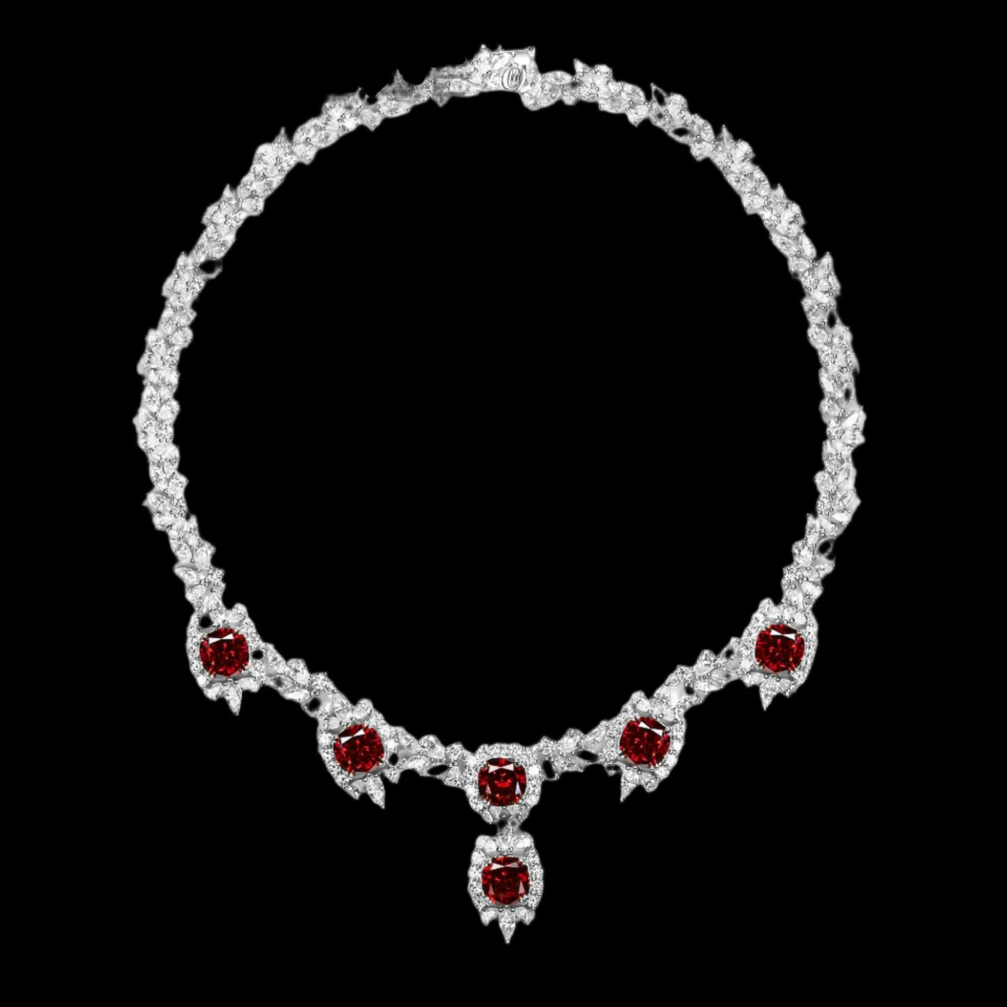 Zamani Moissanite Diamond Necklace