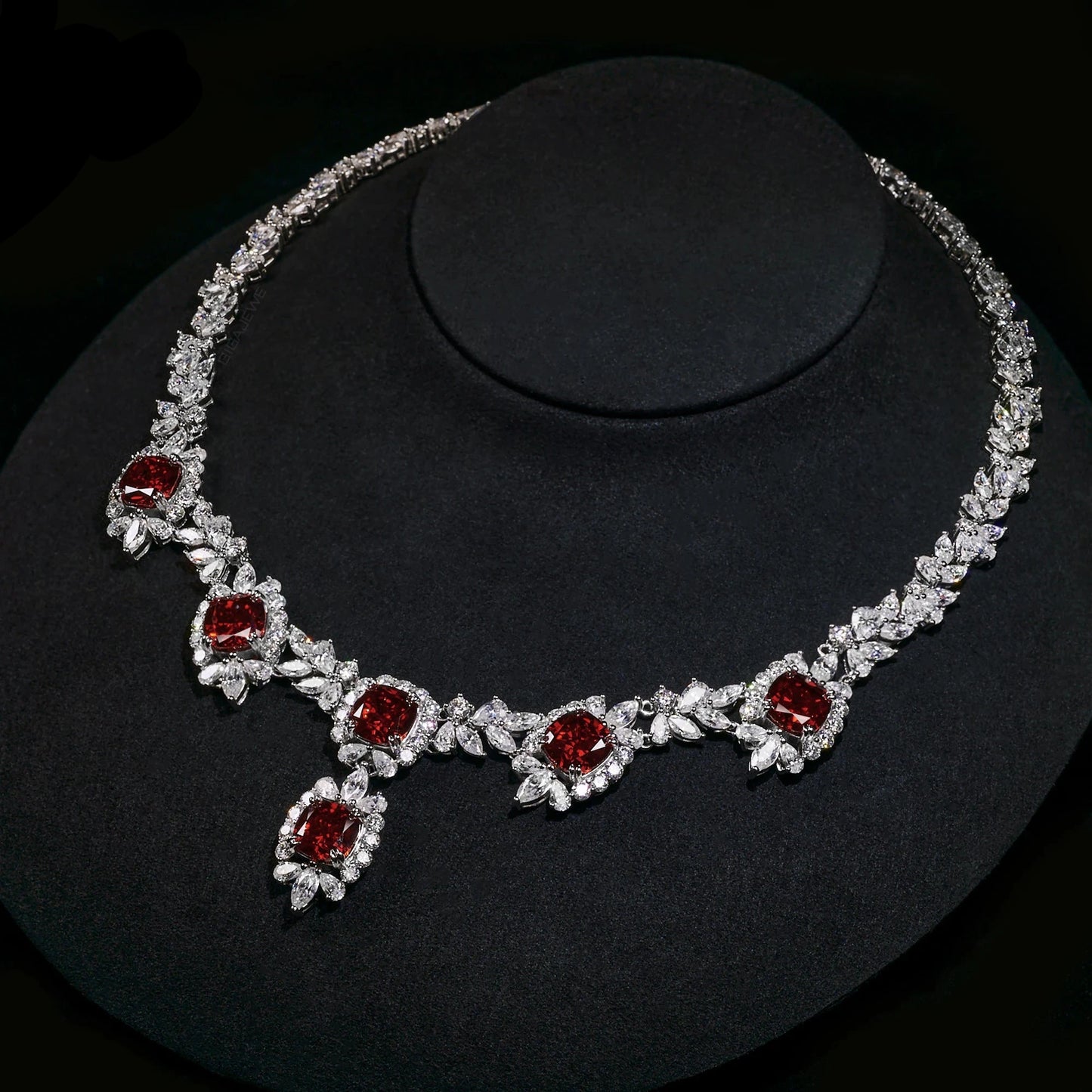 Zamani Moissanite Diamond Necklace