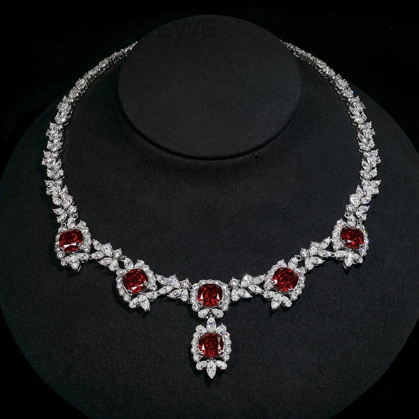 Zamani Moissanite Diamond Necklace