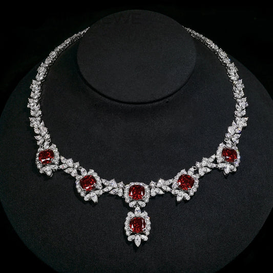 Zamani Moissanite Diamond Necklace