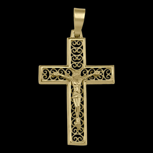 Crucifix 18k Yellow Gold